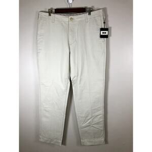 NWT Joseph Abboud Men's Pants Size 38x32 White Cotton